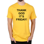Marškinėliai Thank god it's Friday Marškinėliai Thank god it's Friday
